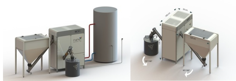Mikrokogenerační jednotka BioGS 1.0 na biomasu, Envital