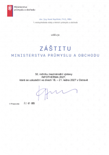 záštita Ministerstvo ŽP